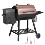 Wood Pellet Smoker Outdoor Electric Bbq 456 Sq.in Cook Area. Fixed Price $291.99.