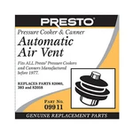 Presto 09911 Pressure Cooker Automatic Air Vent - Quantity 6. Fixed Price $43.95.