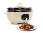 Megachef 3.7 Quart Oval Electric Digital Slow Cooker. Fixed Price $28.89.