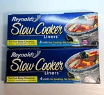 Reynolds Kitchens Slow Cooker Liners (3 6.5 Quarts), 7 Count Open Box 13 21. Fixed Price $15.00.