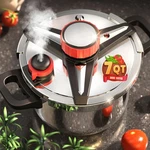 18/8 Stainless Steel Pressure Cooker 7 Qt. Fixed Price $290.67.
