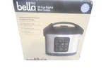 Bella Pro 20-CUP Digital Rice Cooker Stainless Steel. Fixed Price $34.99.