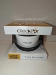 Crockpot Electric Lunch Box, Portable Food Warmer On-the-go, 20OZ Black/white. Fixed Price $23.99.
