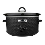 Brentwood 3.5 Quart Diamond Pattern Slow Cooker In Black. Fixed Price $94.63.