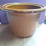 Vintage Replacement Rival Crock Pot Insert Stoneware Brown Bowl Pat# D-256-762. Fixed Price $11.99.