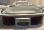 Crock-pot SCCPCCP350-CR 3.5-QUART Programmable Casserole Slow Cooker 9X13 Maroon. Fixed Price $75.00.