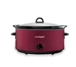 Crock-pot 8-QUART Manual Slow Cooker Rhubarb Red Extra Large Capacity 219288. Fixed Price $45.22.