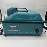 Vintage Nesco 12 Qt Air Roaster Oven Slow Cook, Roast, Bake, Beautiful Teal. Fixed Price $65.47.