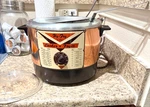 Vtg Hy-fry Automatic Electric Cooker Deep Fryer Copper M-200 Tested Mid Century. Fixed Price $36.00.