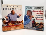 George Foreman Healthy Cooking Cookbooks Lot Of 2 Grill Recipes Kitchen. Fixed Price $12.49.