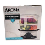 Aroma 6 Quart Stackable Food Steamer New. Fixed Price $24.74.