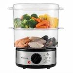 Ovente 2TIER Electric Food Steamer, 5 Quart Stainless Steel Stackable C.... Fixed Price $41.86.