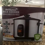 Brentwood Appliances Rice Cooker 5-CUP Silver Non-stick Auto Warm Glass Lid 795. Fixed Price $31.12.