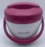 Crock-pot Mini Lunch Warmer White & Pink 20 Oz To Go. Fixed Price $24.95.