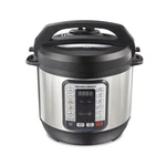 Hamilton Beach Quikcook 8QT Pressure Cooker Stainless Steel Slow Technology. Fixed Price $49.99.