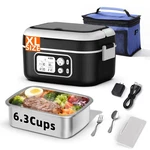 Cordless Electric Heated Lunch Box For Adults, Xl 6.3-CUPS 24000MAH Rechargea.... Fixed Price $97.39.