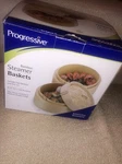 Bamboo Steamer Basket 3 Piece Set Nib Progressive New Fast Shipping. Fixed Price $14.00.