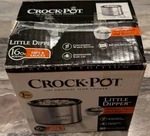 Crock Pot Little Dipper Slow Cooker 16OZ Round Stainless Steel New Open Box. Fixed Price $24.87.