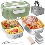 Geveniss Electric Lunch Box For Men, Women & Adults - 80W Fast Heating Heated. Fixed Price $47.38.