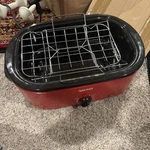 Aroma 18QT. Roaster Oven With High-dome Lid (ART-718RH). Fixed Price $40.00.