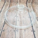 Vtg Clear Glass Crock Pot Pyrex Replacement Lid Marked 406 Measures 7.25 Inches. Fixed Price $17.94.