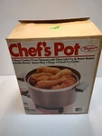 Nos Dazey Chefs Pot 6 Qt Cooker/fryer/steamer Model SFT1. Fixed Price $51.96.