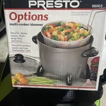 Presto Multi-cooker Dark Gray Electric Non-stick Interior, Easy Use And Clean. Fixed Price $50.00.