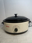 Vintage Nesco 4816-14 Porcelain Roaster Oven Quart, White. Fixed Price $45.00.