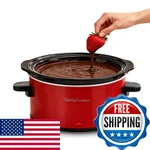 Betty Crocker 0.7-QUART Mini Slow Cooker Chocolatier Simmer Pot Electric. Fixed Price $26.08.