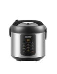 Comfee' Compact Rice 6-IN-1 Stainless Steel Multi COOKER,2 Qt, 8 Cups. Fixed Price $51.59.