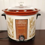 Vintage Hamilton Beach Model 415-1 Crock Watcher Quart Slow Cooker Pot Herbs. Fixed Price $29.95.