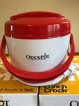 Red Crock-pot SCCPLC201-G Portable Lunch Slow Cooker Food Warmer Oz.. Fixed Price $25.99.