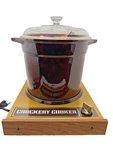 Vtg 1970"S Sears Crockery Cooker Slow Hot Plate W/ Crockpot & Li D Works. Fixed Price $24.54.