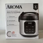 Rice & Grain Cooker Slow Cook, Steam, Risotto, 8-CUP COOKED/4-CUP UNCOOKED/2QT. Fixed Price $24.99.