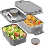 Bento Box Lunch - 72OZ Stackable For Adults, 3 Layers. Fixed Price $20.99.