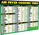 Air Fryer Cooking Times Magnetic Cheat Sheet - Extra 11 8.5 Inches, Green. Fixed Price $14.35.