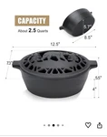 Myfireplacedirect Wood Stove Steamer 2.5 Quart, Humidifier With De.... Fixed Price $40.00.