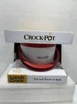 Lunch Crock Pot Slow Cooker Warmer White/red Sunbeam New. Fixed Price $23.20.