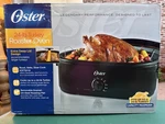 Oster Roaster Oven Electric Self Basting Fits 24LB Turkey Black. Fixed Price $69.95.