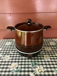 Vtg 70S West Bend 5225 Lazy Day 6 Qt. Enamel Slow Cooker/crock Pot, Tested Works. Fixed Price $44.95.