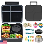 Jslove Bento Lunch Box With Leak Proof Thermos Food Jar For Kids, Con. Fixed Price $67.49.