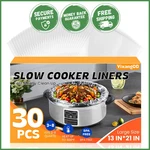 30 Pcs Slow Cooker Pot Liners Disposable Nonstick Air Fryer Cooking. Fixed Price $13.55.