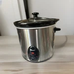Narita Qt Slow Cooker Stainless Steel & Ceramic Electric Crock Pot NSC-30. Fixed Price $16.99.