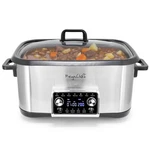 Megachef Deluxe 8 12-IN-1 Programmable Multi Cooker Quarts, Silver. Fixed Price $132.99.