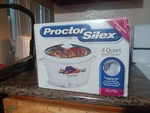 Vintage 1998 Proctor Silex Slow Cooker 4QTS Oval White - Vegetables 33375A New. Fixed Price $90.00.