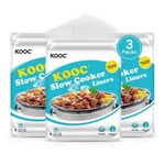Kooc Slow Cooker Liners 10"X13" 30 Count Small Size Disposable Plastic Bags P.... Fixed Price $19.57.