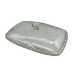 West Bend Rectangle Glass Lid Top For 4 6 Qt Slow Cooker 11" X 7.5" Clear. Fixed Price $37.99.