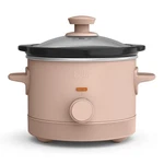 Bella 1.5 Qt Slow Cooker Blossom With 3 Heat Manual Stoneware LY-1502R. Fixed Price $16.99.