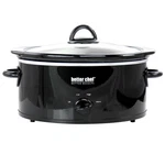 Better Chef 3 Quart Oval Slow Cooker With Removable Stoneware Black. Fixed Price $62.65.