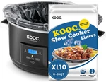 Slow Cooker Liners 14"X22" 10 Count Extra Large Size Disposable Pot Chris. Fixed Price $14.99.